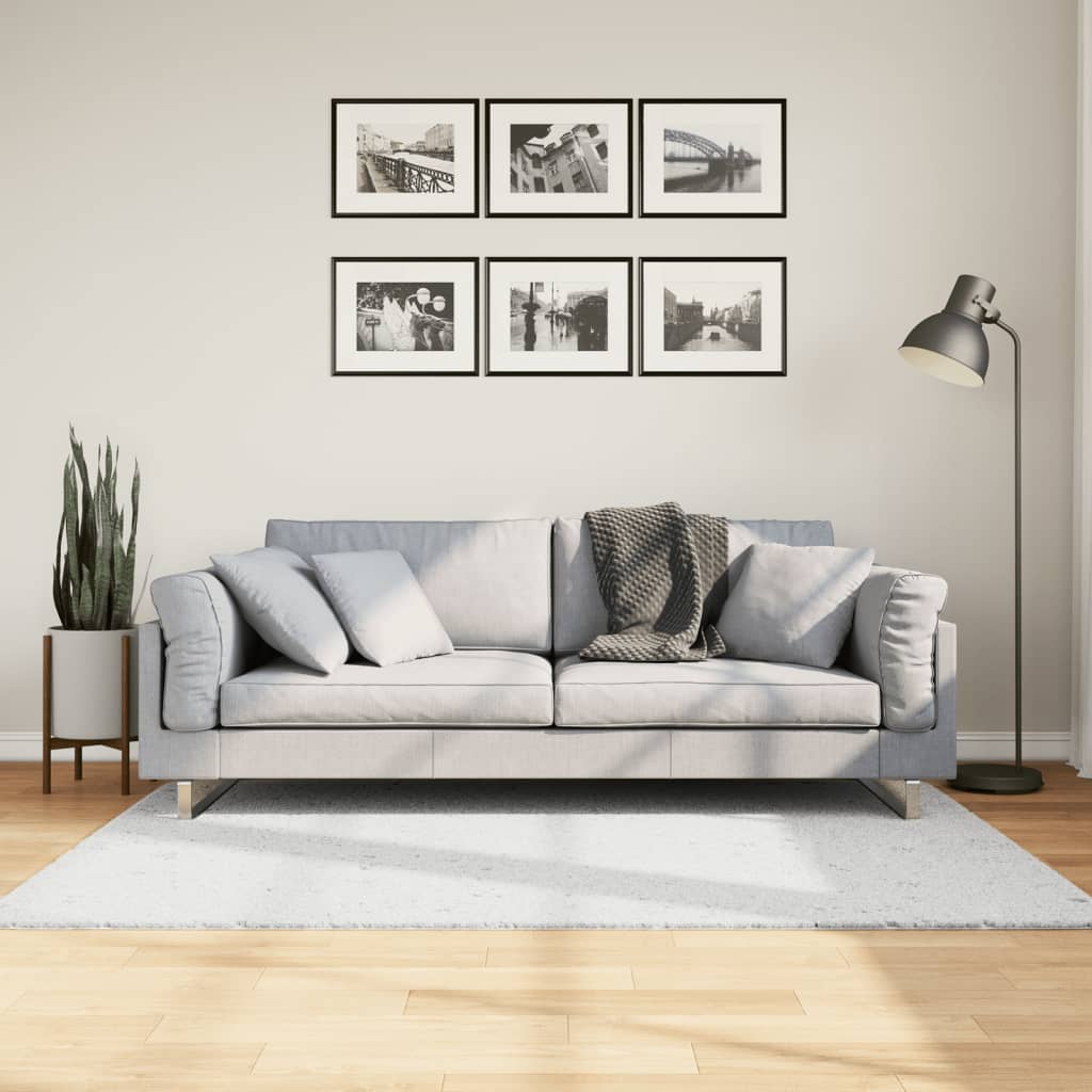 JUNG Vida Teppich OVIEDO Kurzflor Grau 120x170 cm