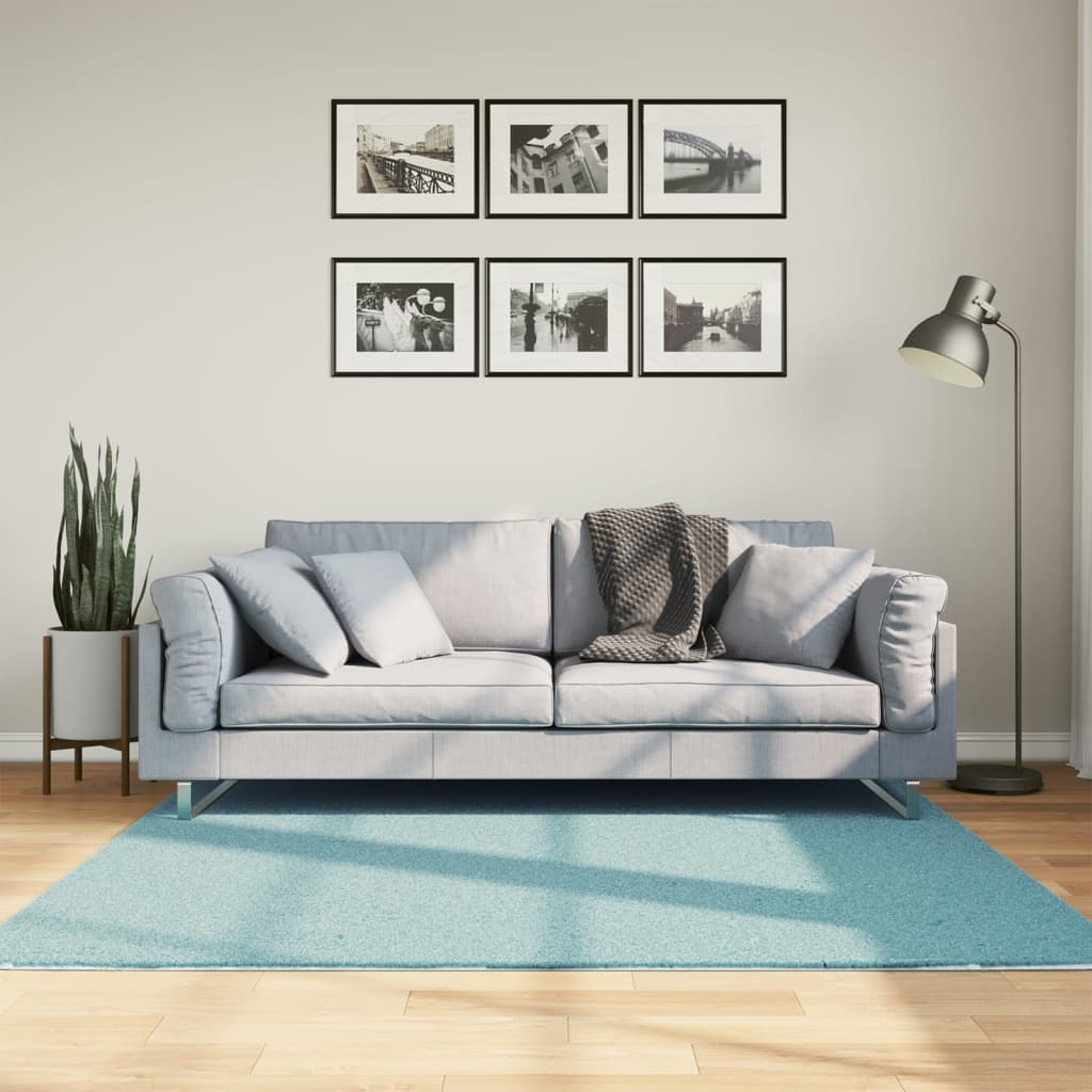 JUNG Vida Teppich OVIEDO Kurzflor Grün 160x160 cm