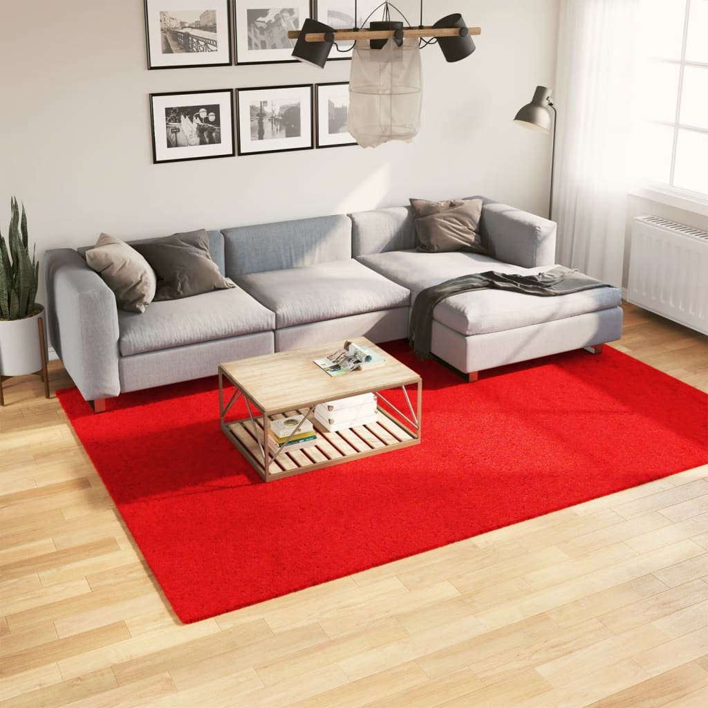 JUNG Vida Teppich OVIEDO Kurzflor Rot 200x280 cm