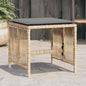 JUNG Vida Gartenhocker Kissen 4Stk. Beigemischung 41x41x36 cm Poly Rattan