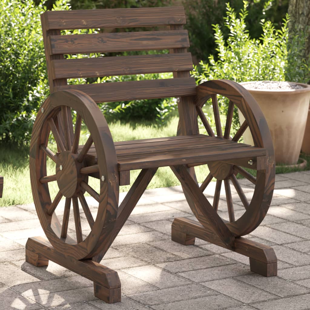 JUNG Vida Gartenstuhl 58x58x78,5 cm Massivholz Tanne