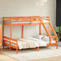 JUNG Vida Etagenbett 90x200/140x200 cm Wachsbraun Massivholz Kiefer