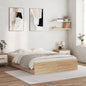 JUNG Vida Bettgestell mit Schubladen Sonoma-Eiche 140x190cm Holzwerkstoff