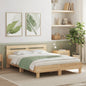JUNG Vida Bettgestell mit Kopfteil LED-Beleuchtung Sonoma-Eiche 150x200cm