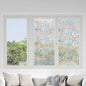 JUNG Vida Fensterfolien 3 Stk. Matt 3D Regenbogen-Muster PVC