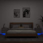 JUNG Vida Wand-Nachttische mit LED-Leuchten 2 Stk. Grau Sonoma
