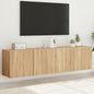 JUNG Vida TV-Wandschränke 2 Stk. Sonoma-Eiche 80x30x41 cm