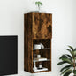 JUNG Vida TV-Schrank mit LED-Leuchten Räuchereiche 40,5x30x102 cm