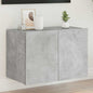 JUNG Vida TV-Wandschrank mit LED-Leuchten Betongrau 60x35x41 cm