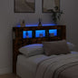 JUNG Vida LED-Kopfteil Räuchereiche 140x18,5x103,5 cm Holzwerkstoff
