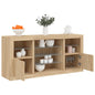 JUNG Vida Sideboard mit LED-Leuchten Sonoma-Eiche 142,5x37x67 cm