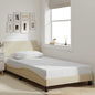 JUNG Vida Bettgestell "Dover" Creme 100x200 cm Stoff