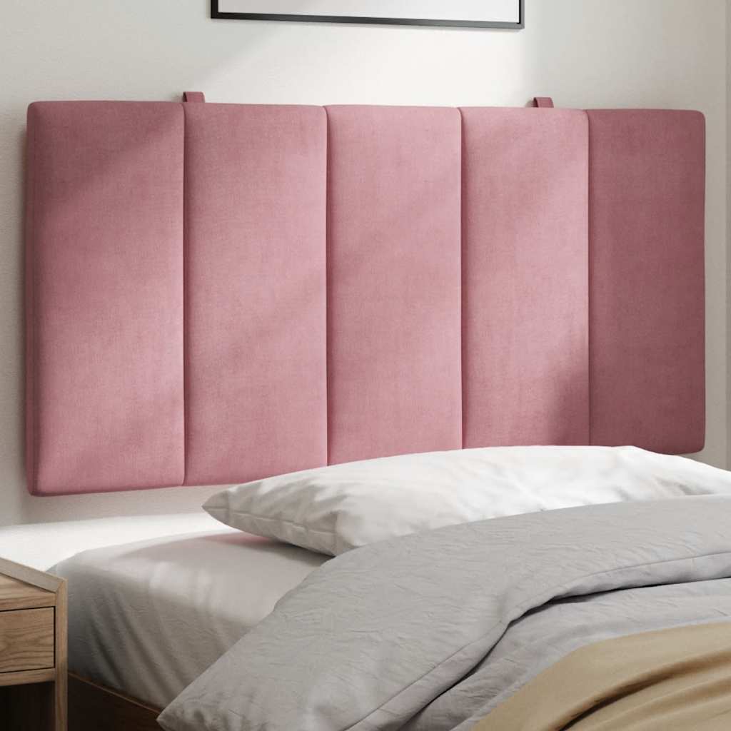 JUNG Vida Kopfteil-Kissen "Hanko" Rosa 100 cm Samt