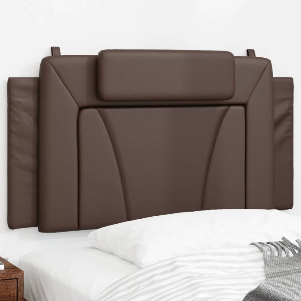 JUNG Vida Kopfteil-Kissen "Viana" Braun 100 cm Kunstleder