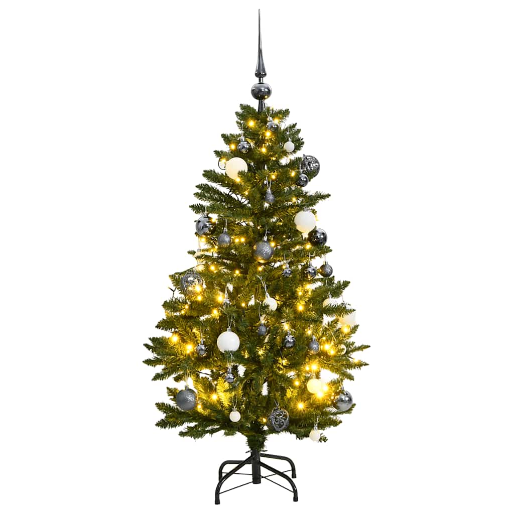 JUNG Vida Künstlicher Weihnachtsbaum Klappbar 150 LEDs & Kugeln 150 cm