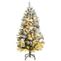 JUNG Vida Künstlicher Weihnachtsbaum Klappbar 150 LEDs & Kugeln 150 cm
