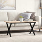 JUNG Vida Couchtisch-Gestell in X-Form 90x30x43 cm Stahl