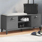 JUNG Vida Schuhbank VIKEN Anthrazit 106x35x45 cm Holzwerkstoff