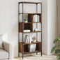 JUNG Vida Bücherregal 5 Böden Räuchereiche 76x33x188,5 cm Holzwerkstoff
