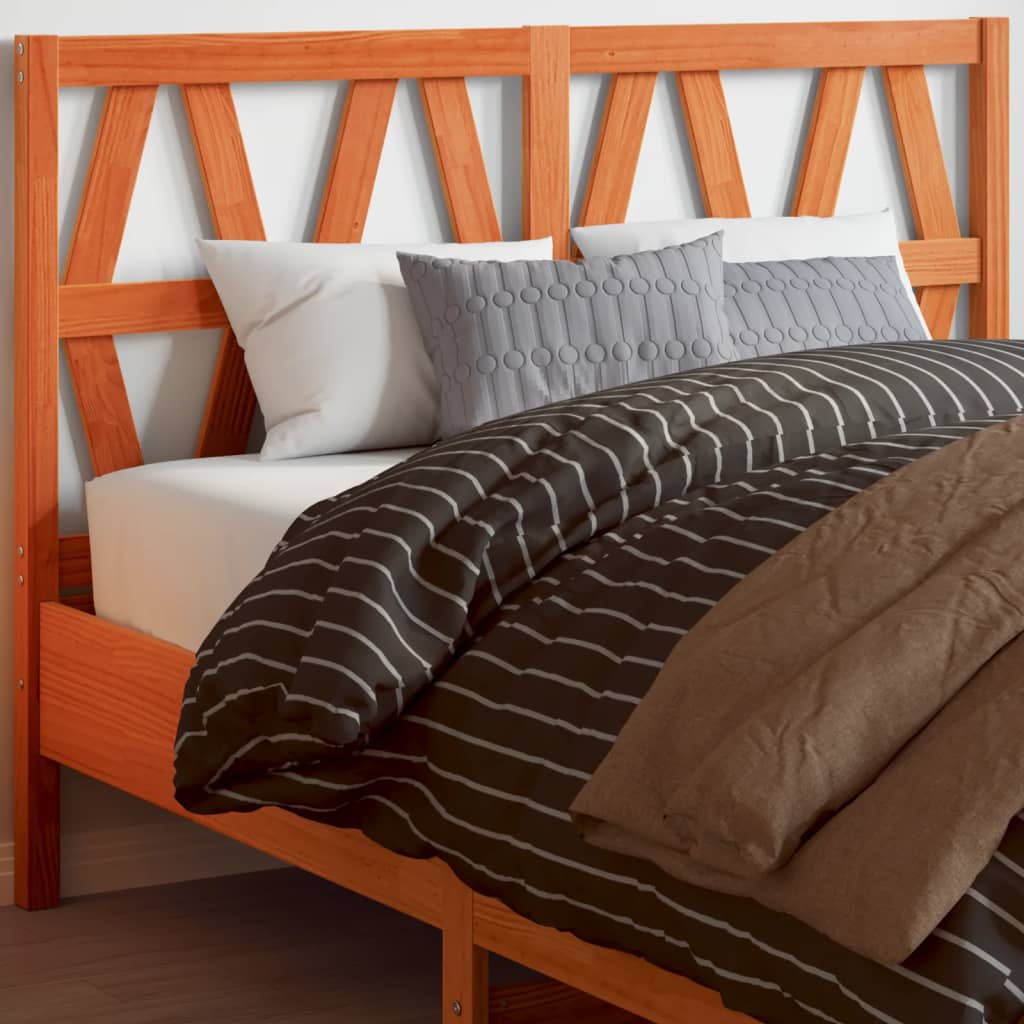 JUNG Vida Kopfteil Wachsbraun 160 cm Massivholz Kiefer