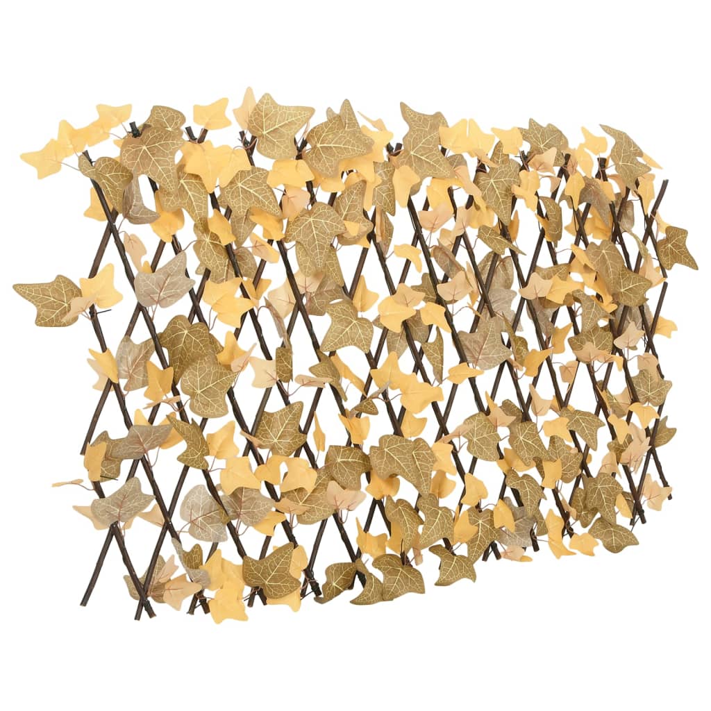JUNG Vida Rankgitter mit Künstlichen Ahornblättern Erweiterbar 180x60 cm