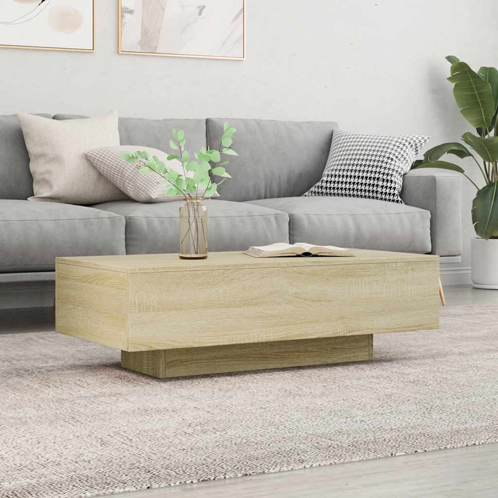 JUNG Vida Couchtisch Sonoma-Eiche 100x49,5x31 cm Holzwerkstoff