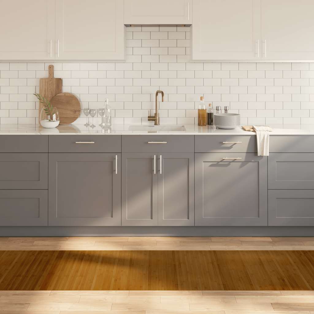 JUNG Vida Teppich Rechteckig Braun 70x500 cm Bambus