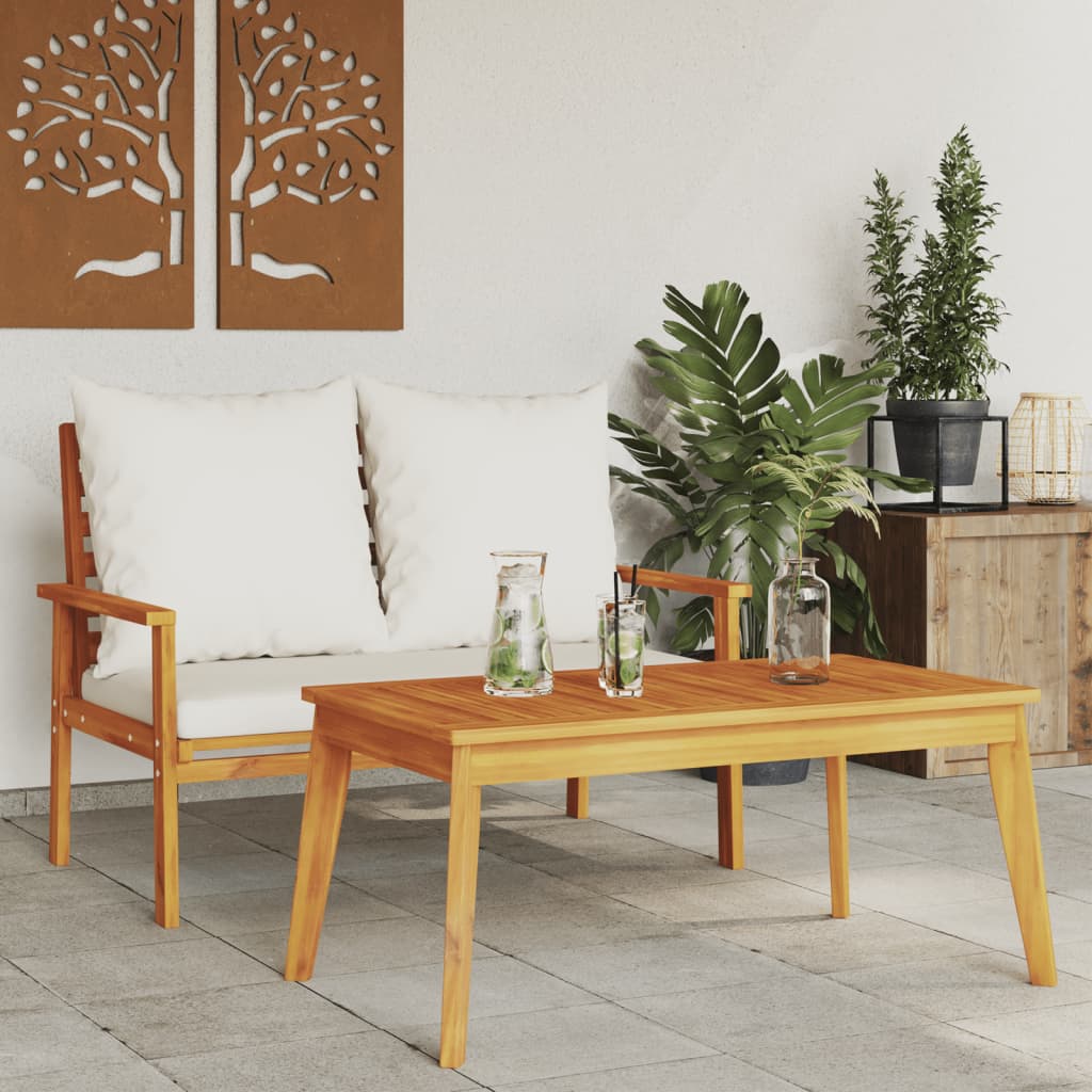 JUNG Vida Gartensofa-Set mit Kissen Massivholz Akazie