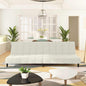 JUNG Vida Schlafsofa 2-Sitzer Creme Samt