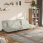 JUNG Vida Schlafsofa 2-Sitzer mit 2 Kissen Creme Samt