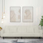 JUNG Vida Schlafsofa 2-Sitzer mit 2 Kissen Creme Samt