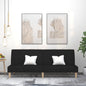 JUNG Vida Schlafsofa 2-Sitzer Schwarz Stoff