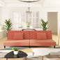 JUNG Vida Schlafsofa 2-Sitzer mit 2 Kissen Rosa Samt