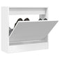 JUNG Vida Schuhschrank Weiß 60x21x57 cm Holzwerkstoff