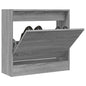 JUNG Vida Schuhregal Grau Sonoma 60x21x57 cm Holzwerkstoff
