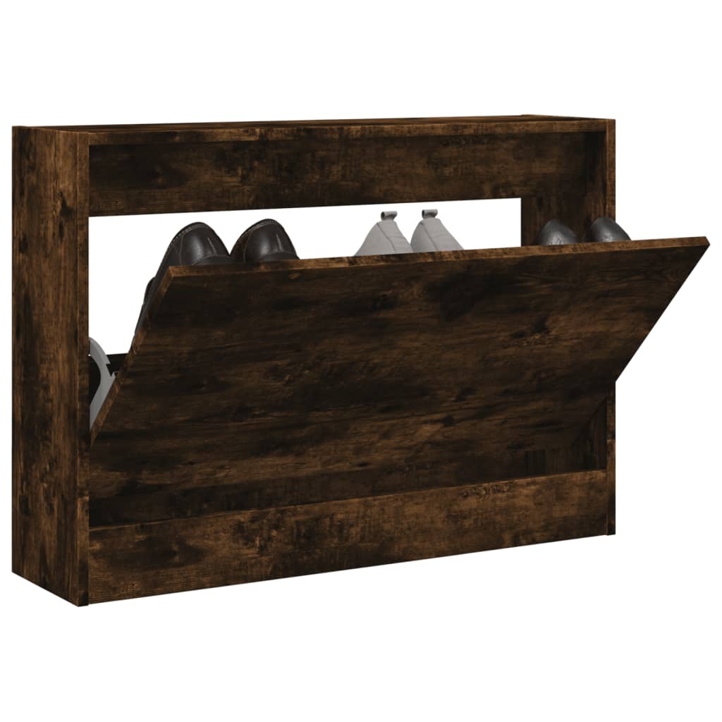 JUNG Vida Schuhschrank Räuchereiche 80x21x57 cm Holzwerkstoff