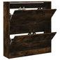 JUNG Vida Schuhschrank Räuchereiche 80x21x87,5 cm Holzwerkstoff