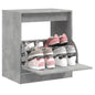 JUNG Vida Schuhschrank Betongrau 60x42x69 cm Holzwerkstoff