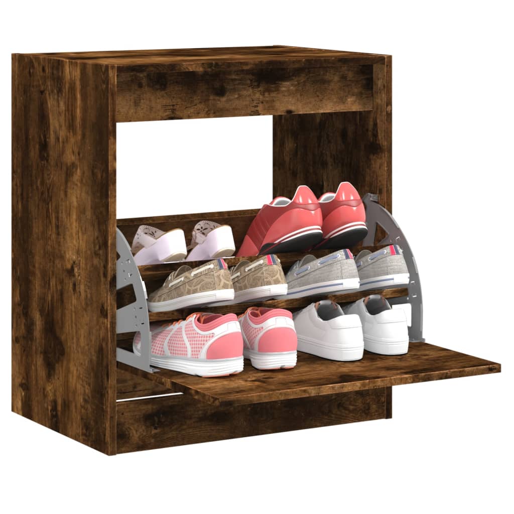 JUNG Vida Schuhschrank Räuchereiche 60x42x69 cm Holzwerkstoff