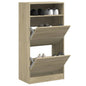JUNG Vida Schuhschrank Sonoma-Eiche 60x34x116 cm Holzwerkstoff