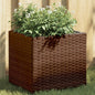 JUNG Vida Pflanzkübel Braun 36x30x32 cm Poly Rattan