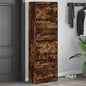 JUNG Vida Schuhschrank mit 4 Klappen Räuchereiche 60x34x187,5 cm