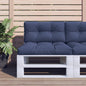 JUNG Vida Palettenkissen 2 Stk. Marineblau Stoff