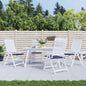 JUNG Vida Palettenkissen 4 Stk. Marineblau 40x40x4 cm Oxford-Gewebe