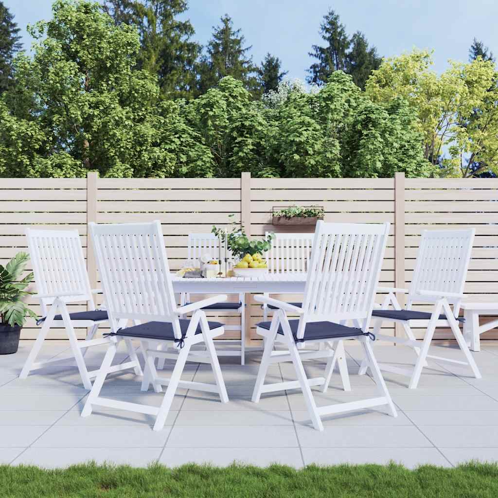 JUNG Vida Palettenkissen 6 Stk. Marineblau 50x50x4 cm Oxford-Gewebe