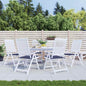 JUNG Vida Palettenkissen 6 Stk. Marineblau 50x50x4 cm Oxford-Gewebe