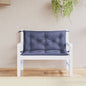 JUNG Vida Gartenbank-Auflagen 2 Stk. Marineblau 100x50x7 cm Oxford-Gewebe