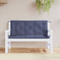 JUNG Vida Gartenbank-Auflagen 2 Stk. Marineblau 120x50x7 cm Oxford-Gewebe