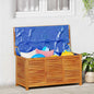 JUNG Vida Gartenbox mit Lüftungsschlitzen 113x50x56 cm Massivholz Akazie