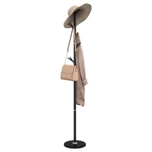 JUNG Vida Garderobenständer Schwarz 175 cm Pulverbeschichtetes Eisen